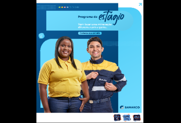 Samarco recebe inscrições até 15 de junho para estágios de níveis técnico e superior no Espírito Santo e Minas Gerais